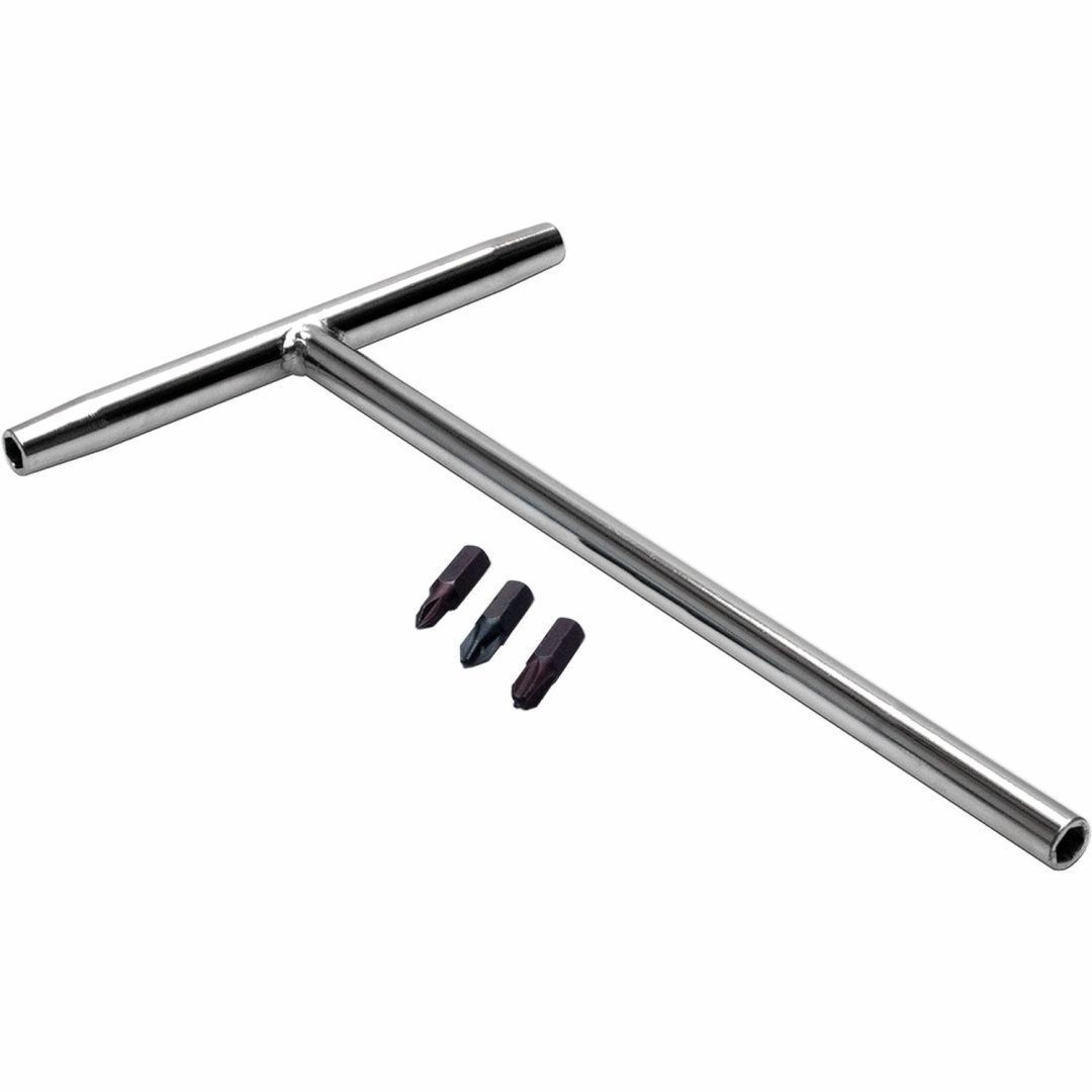 Verktygssats T-handle Bit Driver Krom Vanadiumlegerat Stål MOTION PRO TOOL T-HANDLE JIS 1,2 3
