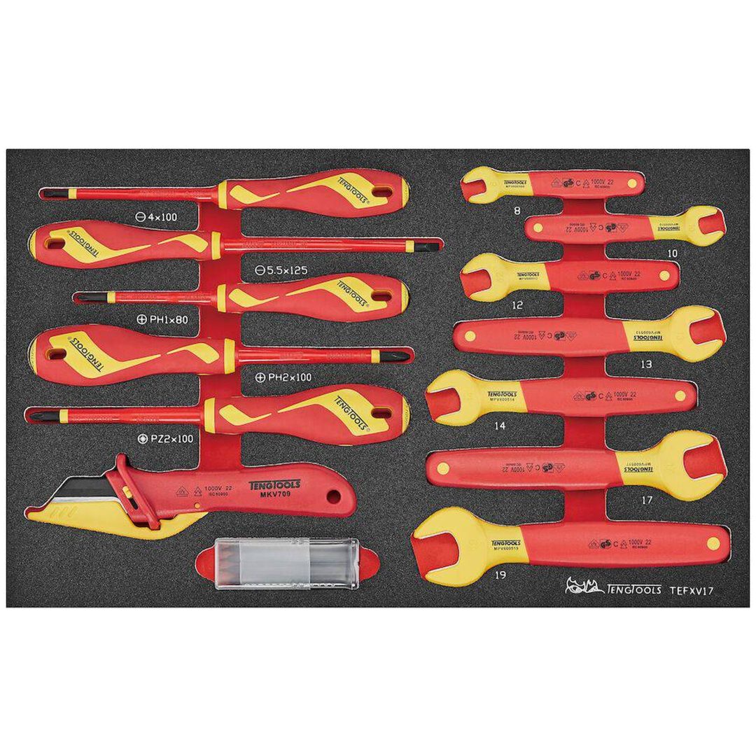 Verktygssats TEFXV17 1000 V TENGTOOL
