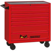 VERKTYGSVAGN TENGTOOLS 7 LÅDOR RÖD HJUL CLASSIC 38 TUM