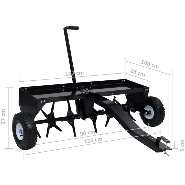 Vertikalskärare för åkgräsklippare 102 cm vidaXL – bild 8