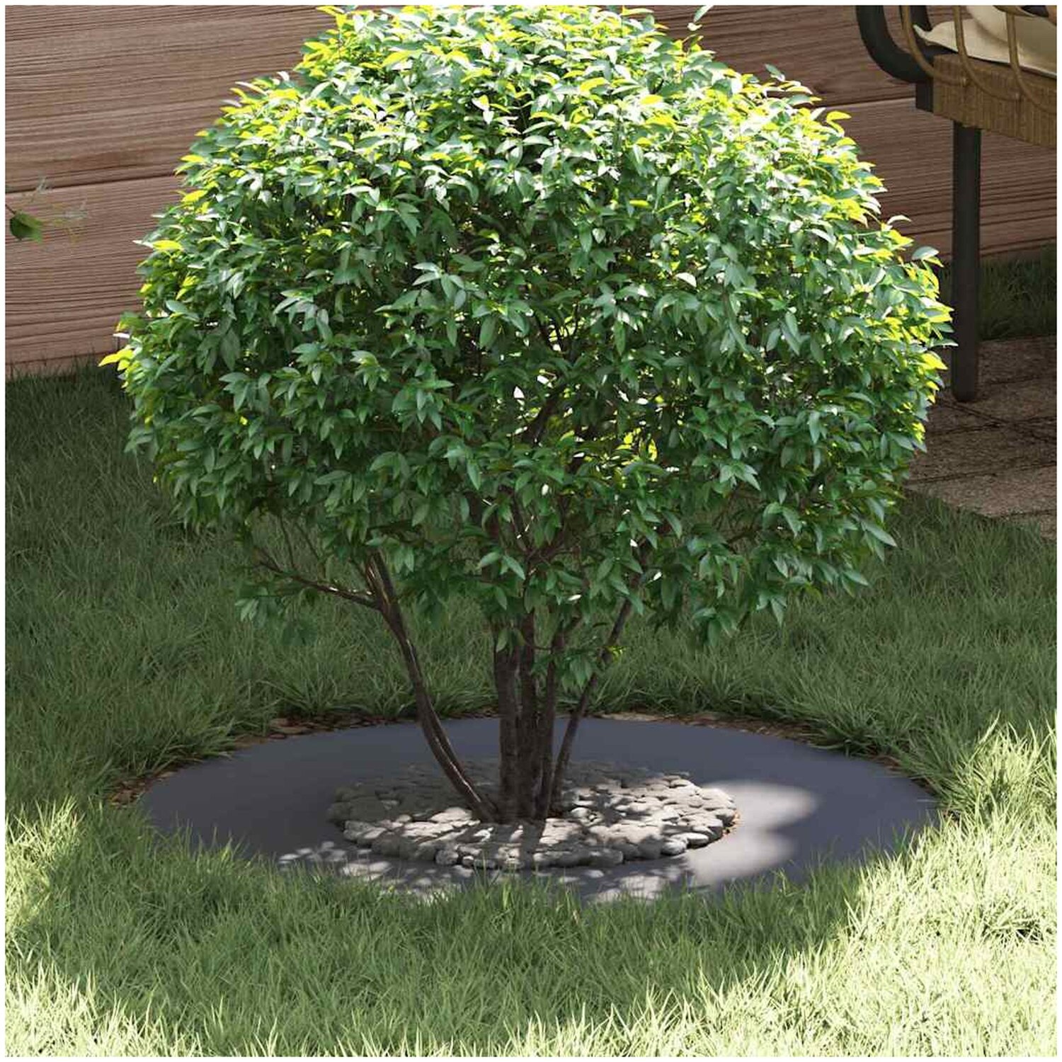 Antracitkruka vidaxl - Antracit plast dekorativa inläggningar large