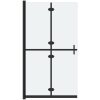 Vikbar duschvägg med frostat ESG-glas vidaXL 70 x 190 cm – miniatyr 2