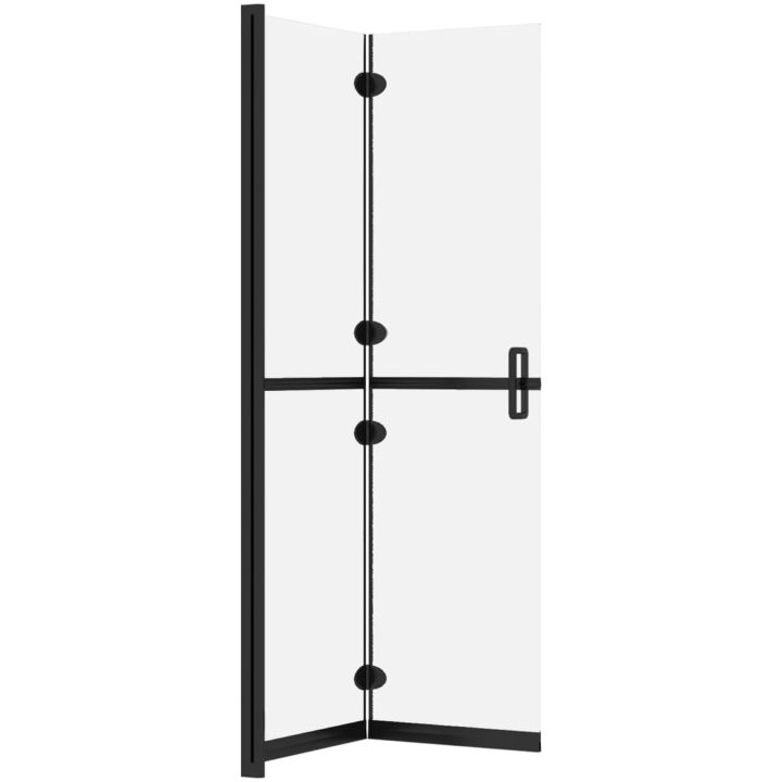 Vikbar duschvägg med frostat ESG-glas vidaXL 70 x 190 cm – bild 5