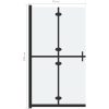 Vikbar duschvägg med frostat ESG-glas vidaXL 70 x 190 cm – miniatyr 7