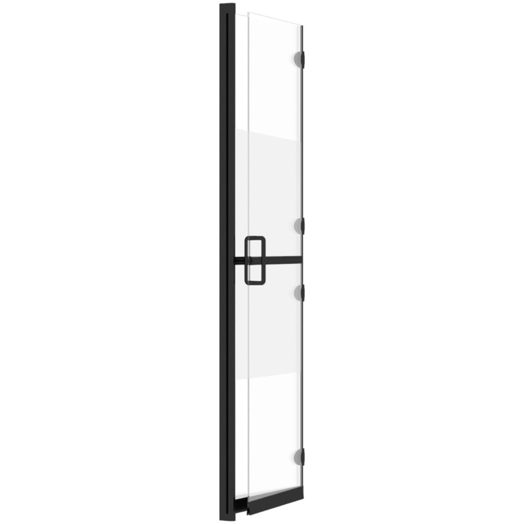Vikbar duschvägg med halvfrostat ESG-glas vidaXL 70 x 190 cm – bild 6