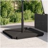 Viktplattor för parasoll 4 st svart granit trekantig 14 kg vidaXL – miniatyr 3