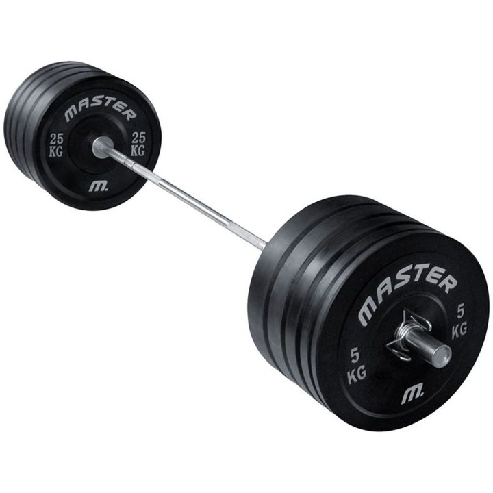 Viktset crossfit 150kg utan stång Master Fitness 150 kg – bild 3