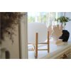 Vinda Bordlampa, Stor, Trä/vit ANETA HOME Sockel E27 Trä /Vit – miniatyr 5
