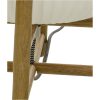 Vinda Bordlampa, Stor, Trä/vit ANETA HOME Sockel E27 Trä /Vit – miniatyr 3