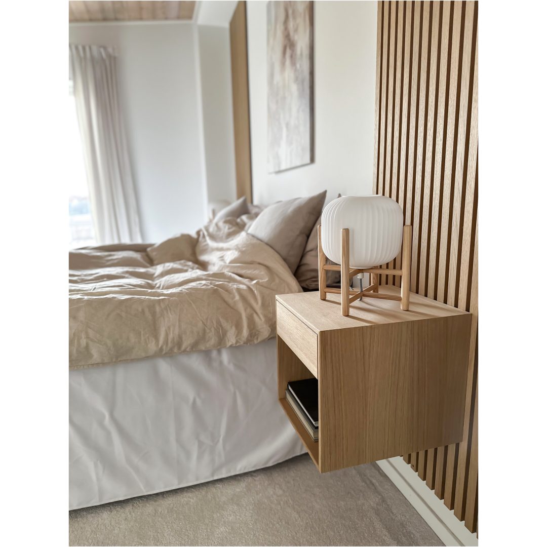 Vinda Bordlampa, Trä/vit ANETA HOME Sockel E27 – bild 5