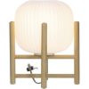Vinda Bordlampa, Trä/vit ANETA HOME Sockel E27 – miniatyr 1