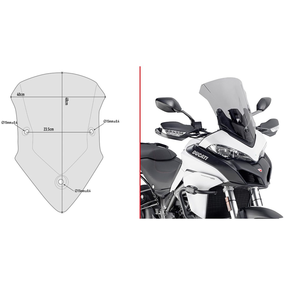 Vindavvisare D7406S Fumè Givi D7406S