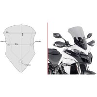 Vindavvisare D7406S Fumè Givi