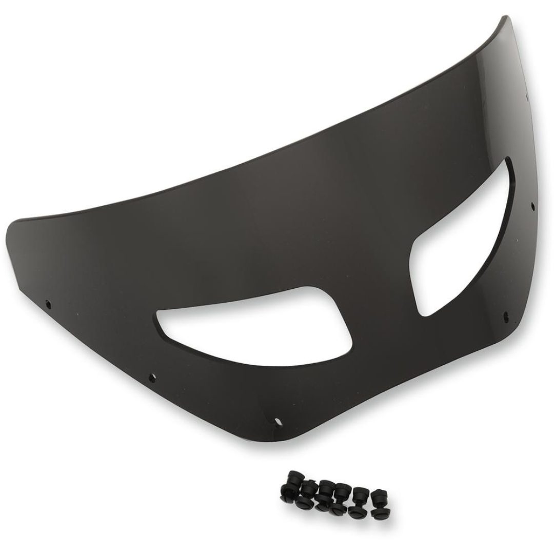 Vindruta 18 cm Road Warrior MEMPHIS SHADES Mörktonad / ventilerad