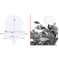 Vindruta 2139DT Transparent Givi
