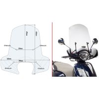 Vindruta 6109A Givi