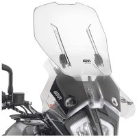 Vindruta Airflow Justerbar Transparent Givi