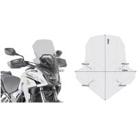 Vindruta D1171S Rökfärgad Givi