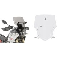 Vindruta D2145S Rökfärgad Givi