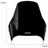 Vindruta Enduro Svart Blank WRS Vindruta – miniatyr 4