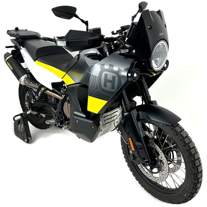 Vindruta Enduro Svart Blank WRS Vindruta – bild 4