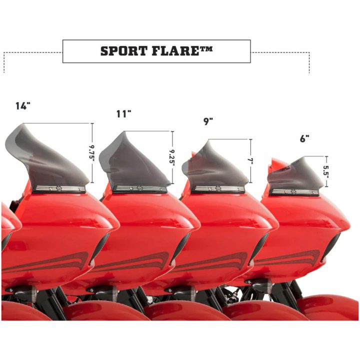 Vindruta Flare Pro-Touring Klock Werks – bild 2