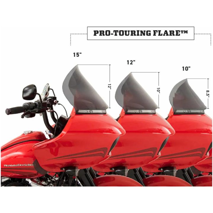 Vindruta Flare Pro-Touring Klock Werks 30,5 cm Tonad – bild 3