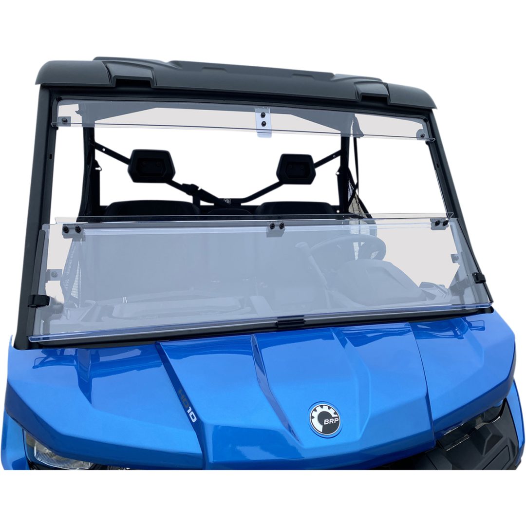 Vindruta Full Folding Klar Polycarbonate MOOSE RACING – bild 2