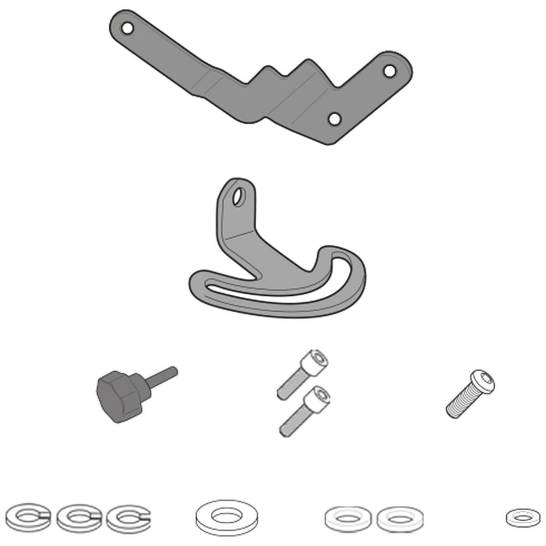 Vindruta Modelspecifik Givi Strengthening kit for 5108DT screen
