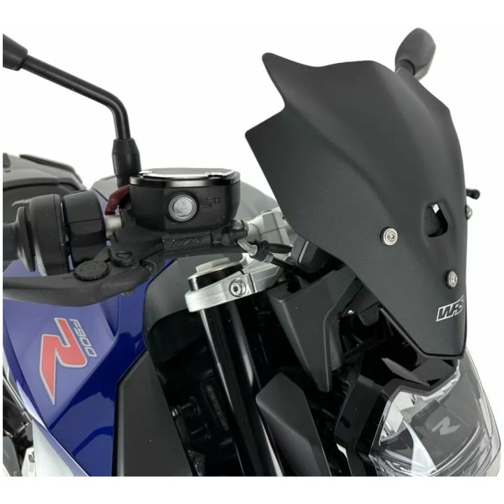 Vindruta Naked Bike Mattsvart WRS – bild 4