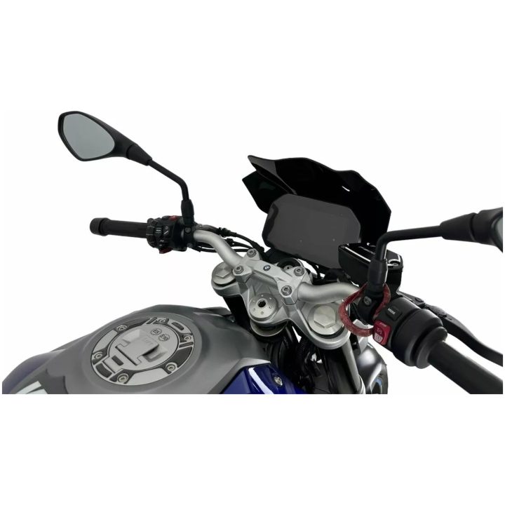 Vindruta Naked Bike Mattsvart WRS – bild 5