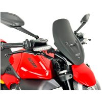 Vindruta Naked Bike Mattsvart WRS