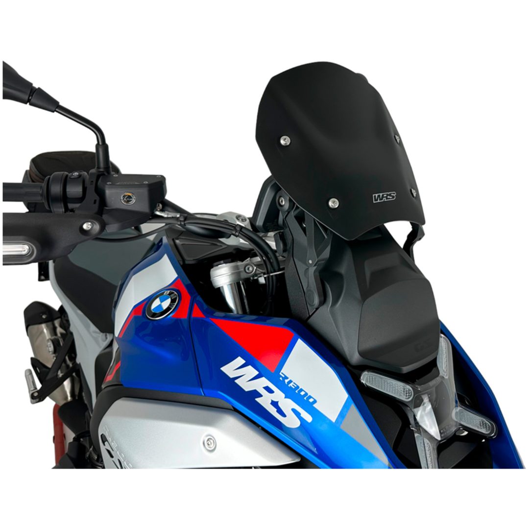 Vindruta Scooter Svart Matt WRS Vindruta
