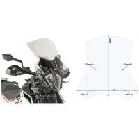 Vindruta Spoiler Transparent Givi