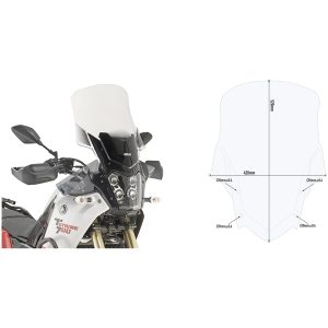 Vindruta Spoiler Transparent Givi