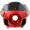 Vindruta Sport Flared Svart KLOCK WERKS – miniatyr 6