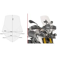 Vindruta Transparent Givi