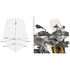 Vindruta Transparent Givi