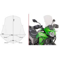 Vindruta Transparent Givi
