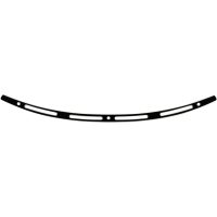 Vindrutekant Rostfritt Stål Svart/chrome Slotted MEMPHIS SHADES