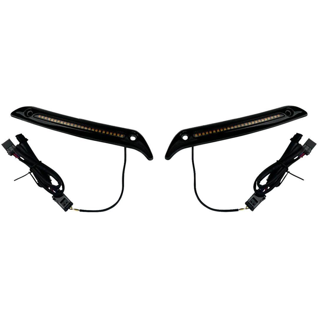 Vindrutelist LED Glanssvart CUSTOM DYNAMICS