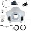 Vindrutesats Fxrp-style Svart/vit Pulverlackerad/grundad KLOCK WERKS – miniatyr 2
