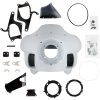 Vindrutesats Fxrp-style Svart/vit Pulverlackerad/grundad KLOCK WERKS – miniatyr 1