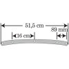 Vindrutor Ersättning till Harley-Davidson 43 CM (17") MEMPHIS SHADES Celar – miniatyr 7