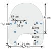 Vindrutor Ersättning till Harley-Davidson 43 CM (17") MEMPHIS SHADES Celar – miniatyr 8