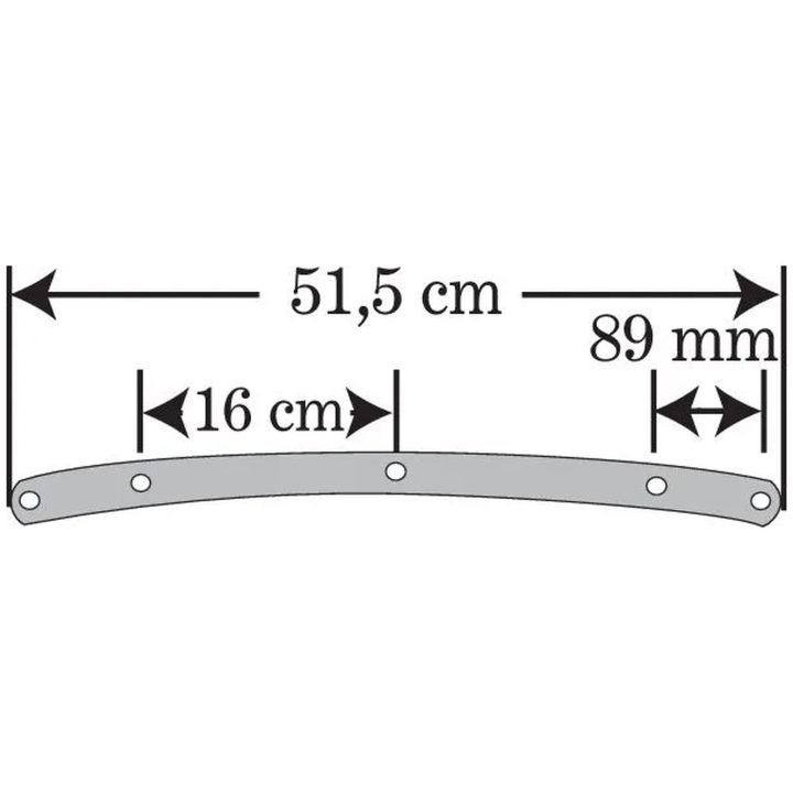 Vindrutor Ersättning till Harley-Davidson 48,5 CM (19") MEMPHIS SHADES Clear – bild 7