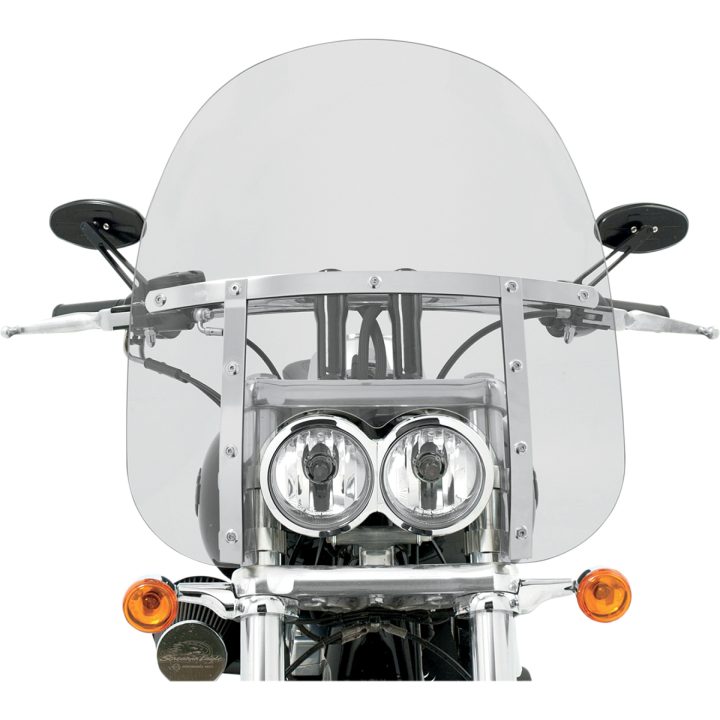 Vindrutor Memphis Fats 43 cm / 17" hög till Harley Davidson FXDF 08-17 MEMPHIS SHADES Clear – bild 2