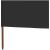 Vindskydd 3 paneler tyg antracit vidaXL 400 x 120 cm – miniatyr 5
