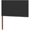 Vindskydd 3 paneler tyg antracit vidaXL 400 x 160 cm – miniatyr 5