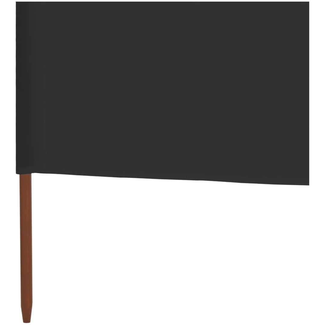 Vindskydd 3 paneler tyg antracit vidaXL 400 x 160 cm – bild 5